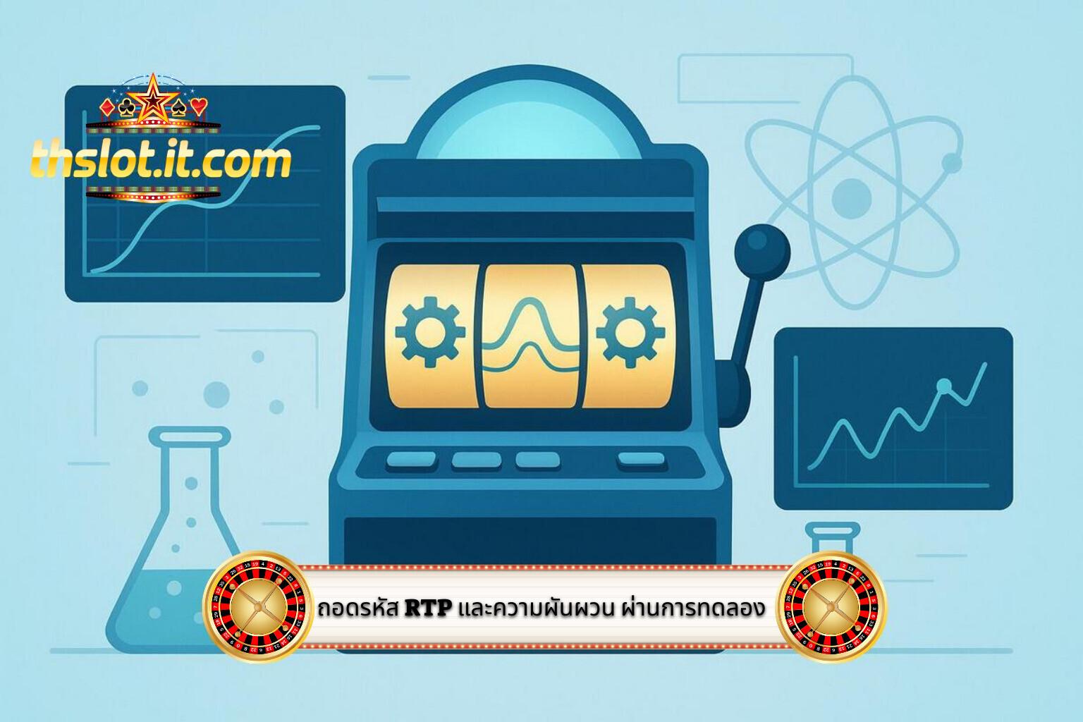 1- ถอดรหัส RTP และความผันผวน ผ่านการทดลอง