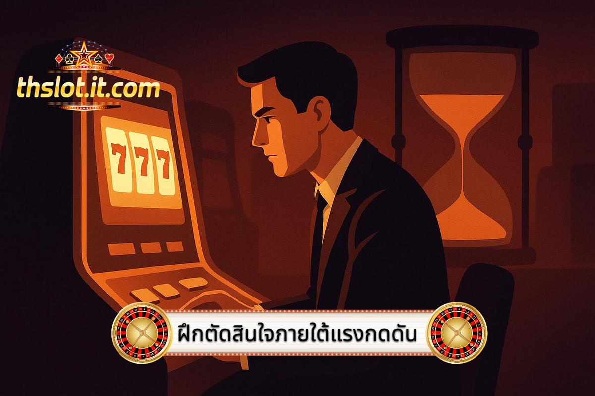 3 - การฝึกฝนทักษะการตัดสินใจภายใต้แรงกดดัน